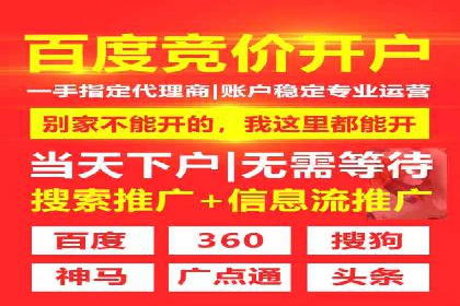 竞价广告平台端口开户的实战经验